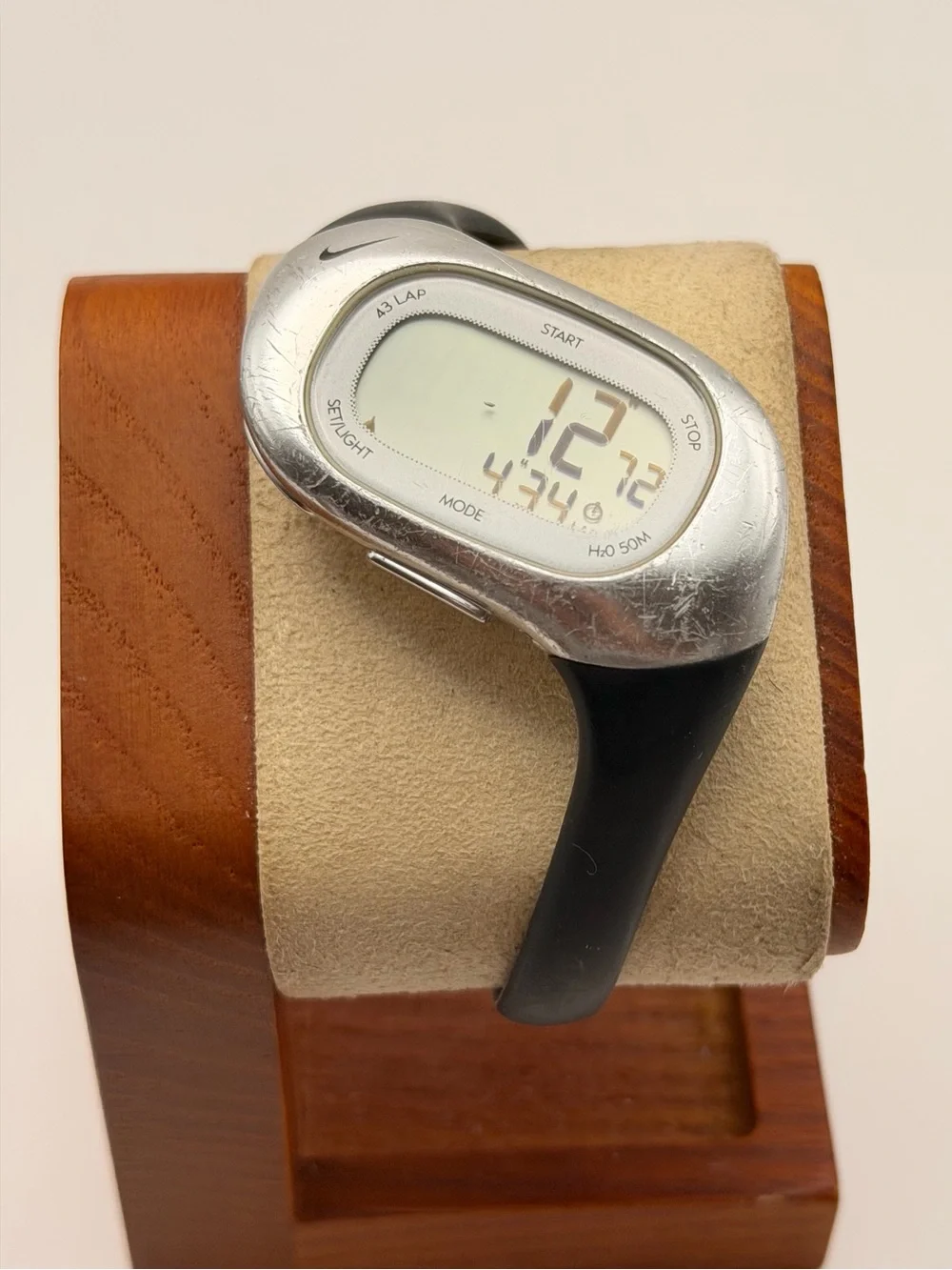 Vintage Nike Triax Mia Women WR0104 43 Lap Silicone Quartz Digital‎ Watch